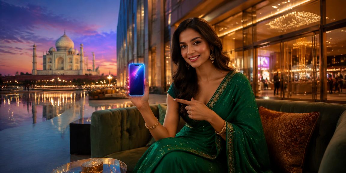 Excited cricket fans watching IPL matches on mobile devices